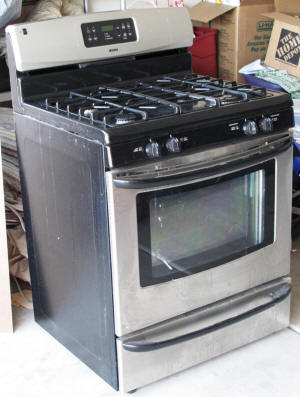 For sale: The old stove.
