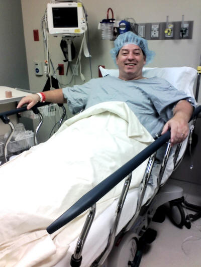 Michael, prepared to have a pleasant lithotripsy.