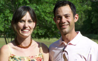 Rachel Madsen and John Cilwa, sister-in-law-to-be and brother of the bride.