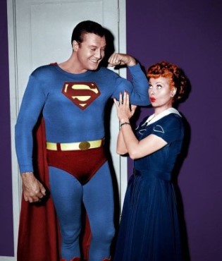 Superman and Lucy Ricardo