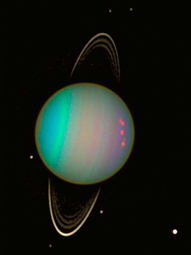 Uranus, on its side