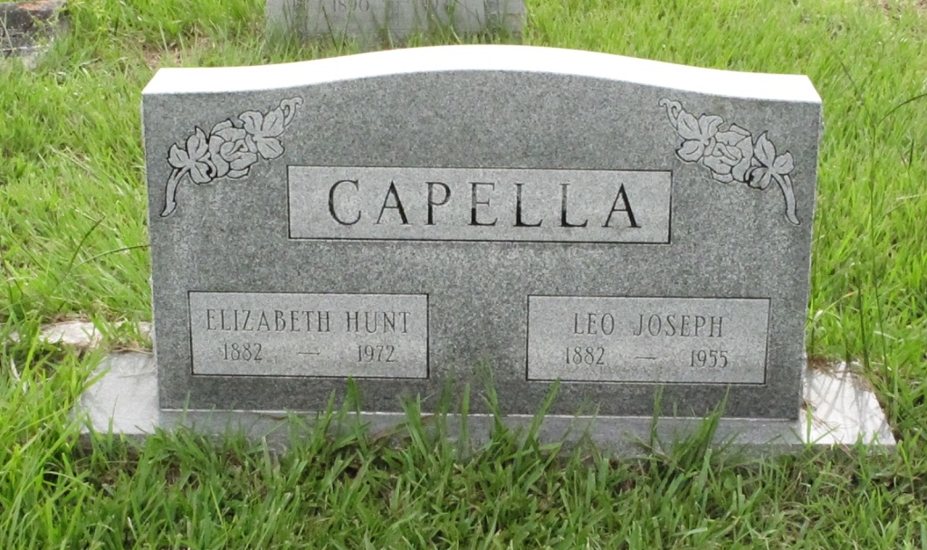 Capella, Elizabeth Hunt 1882-1972, Leo Joseph 1882-1955