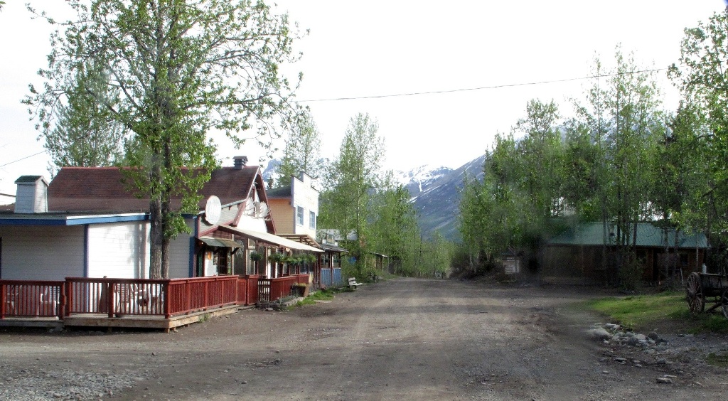 Main street, McCarthy, Alaska.