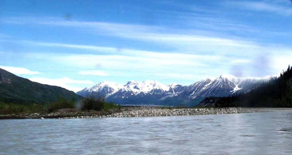 On the Nizina River, Alaska.