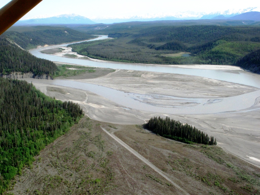 The Confluence of the Nizina and the Chitina River.