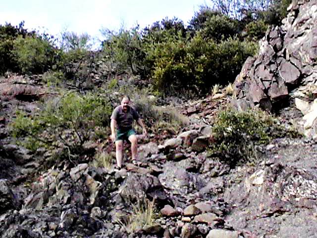 Me trying to find the trail in the Fossil Springs Wilderness