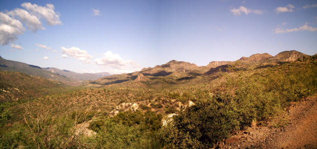 Panorama from Fossil Creek Road