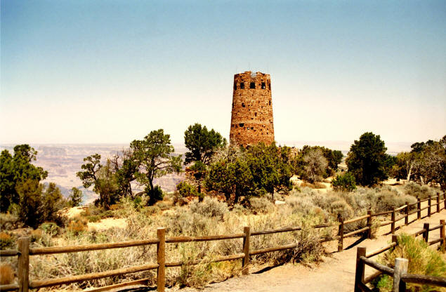 The Watchtower, built on Hopi design.