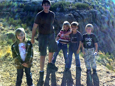from left-to-right: Ashely, Billy, Brittany, Zach, Lane