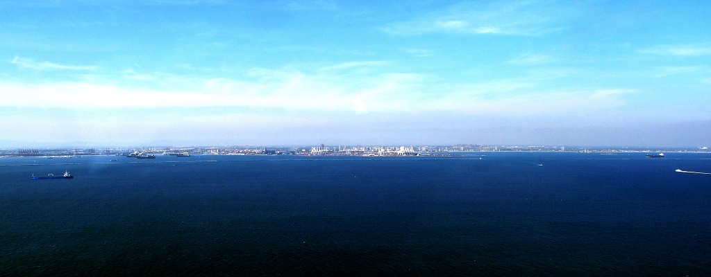 Long Beach, California, from the air.