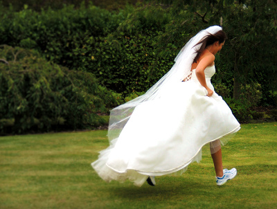 A runaway bride.