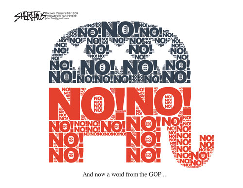 And now a word from the GOP: NO!
